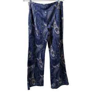 Anthropologie Blue stretch Boot Cut Pants